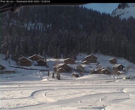 webcam praz de lys|Praz de Lys Sommand Webcam